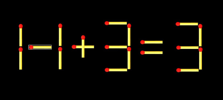 Thử tài IQ: Di chuyển một que diêm để 17+3=3 thành phép tính đúng - Ảnh 1.