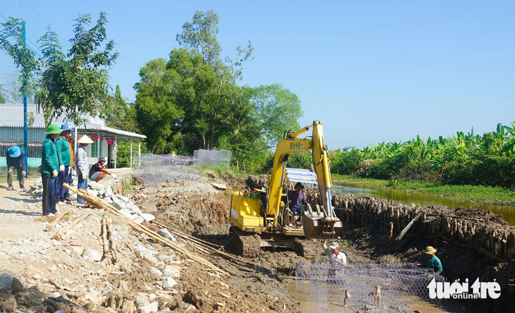 Sạt lở vùng đệm U Minh Thượng: Sẽ thông xe trước Tết Nguyên đán Ất Tỵ - Ảnh 1.