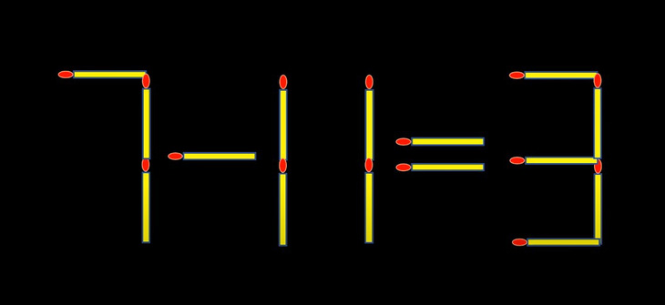 Thử tài IQ: Di chuyển một que diêm để 1/7=1 thành phép tính đúng - Ảnh 2.