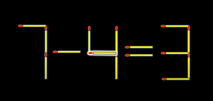 Thử tài IQ: Di chuyển một que diêm để 1/7=1 thành phép tính đúng - Ảnh 1.