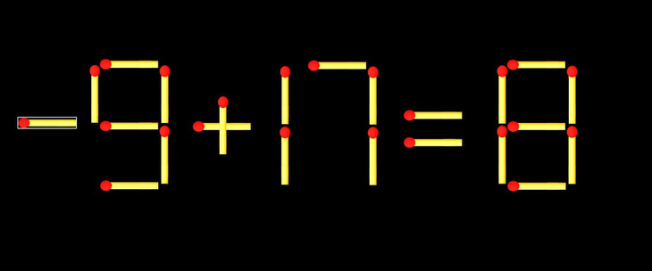 Thử tài IQ: Di chuyển một que diêm để 8+17=8 thành phép tính đúng - Ảnh 1.