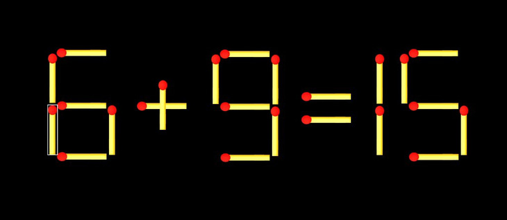 Thử tài IQ: Di chuyển một que diêm để 8+13=6 thành phép tính đúng - Ảnh 1.