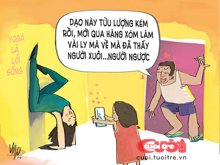 Chị vợ tập yoga đăng Facebook khiến anh chồng hoa cả mắt - Ảnh 1.