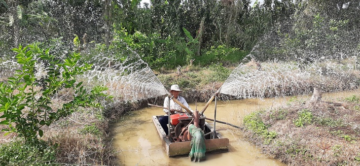 Xâm nhập mặn gia tăng ở miền Tây trong dịp Tết nguyên đán - Ảnh 1.