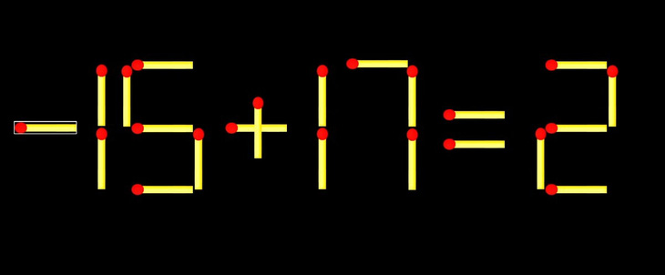 Thử tài IQ: Di chuyển một que diêm để 19+17=2 thành phép tính đúng - Ảnh 1.