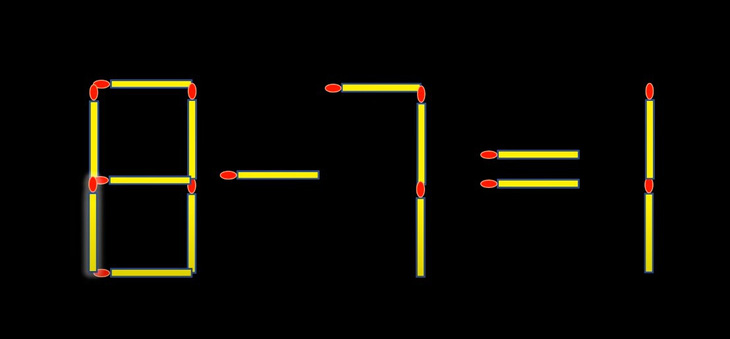 Thử tài IQ: Di chuyển một que diêm để 5+7=2 thành phép tính đúng - Ảnh 1.