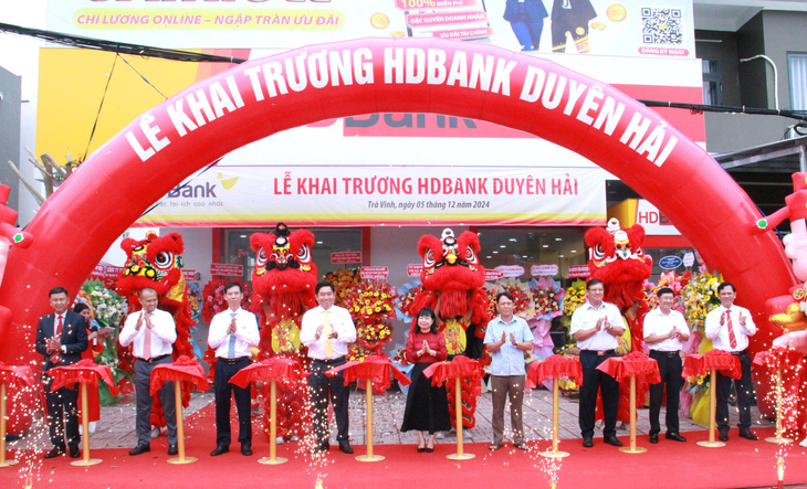 HDBank khai trương điểm giao dịch thứ 48 tại Đồng bằng sông Cửu Long - Ảnh 1.