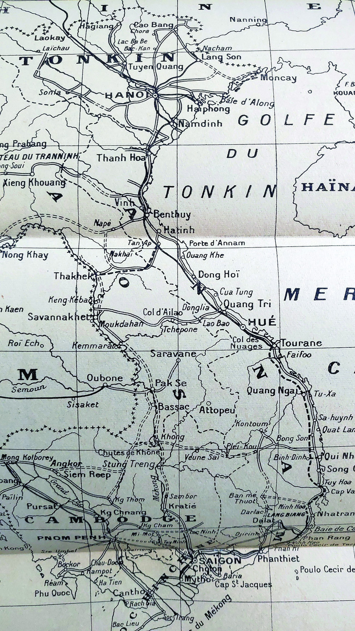 Bản đồ đường sắt xuyên Việt