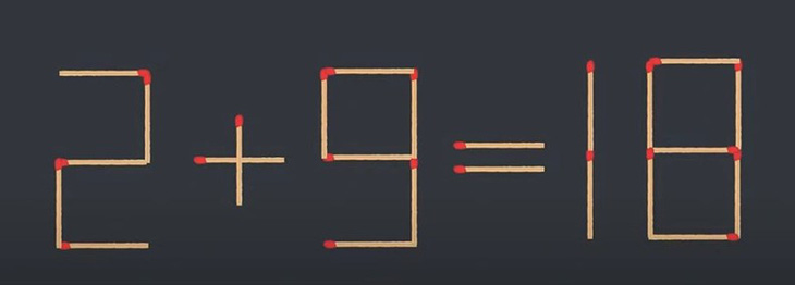 Thử tài IQ: Di chuyển một que diêm để 2x6=3+1 thành phép tính đúng- Ảnh 5.