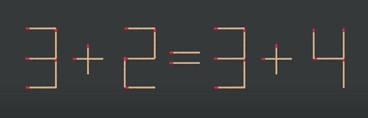 Thử tài IQ: Di chuyển một que diêm để 1+1=8 thành phép tính đúng- Ảnh 3.