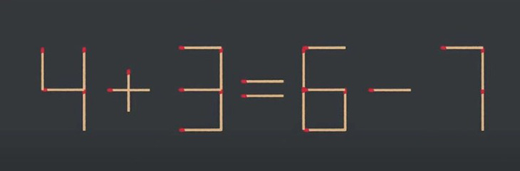 Thử tài IQ: Di chuyển một que diêm để 9+1=2-8 thành phép tính đúng- Ảnh 3.