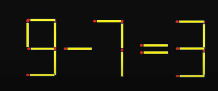 Thử tài IQ: Di chuyển một que diêm để 7+1=0 thành phép tính đúng- Ảnh 3.