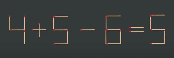 Thử tài IQ: Di chuyển một que diêm để 6+6=1 thành phép tính đúng- Ảnh 5.