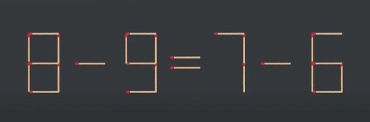 Thử tài IQ: Di chuyển một que diêm để 7+1=0 thành phép tính đúng- Ảnh 5.