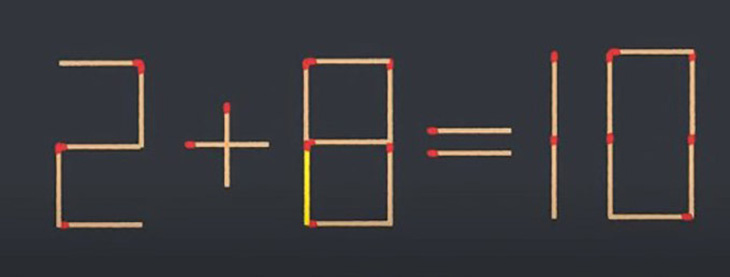 Thử tài IQ: Di chuyển một que diêm để 2x6=3+1 thành phép tính đúng- Ảnh 6.