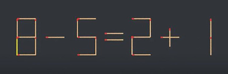 Thử tài IQ: Di chuyển một que diêm để 2+4+1=9 thành phép tính đúng- Ảnh 4.