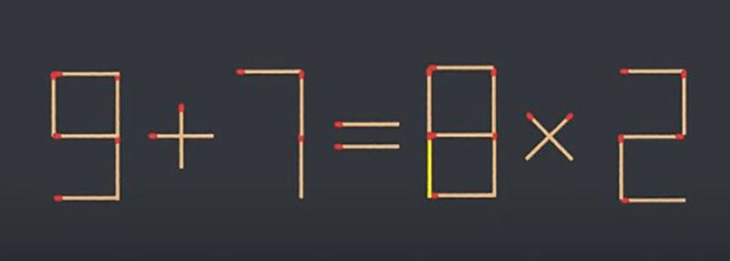 Thử tài IQ: Di chuyển một que diêm để 2x6=3+1 thành phép tính đúng- Ảnh 4.