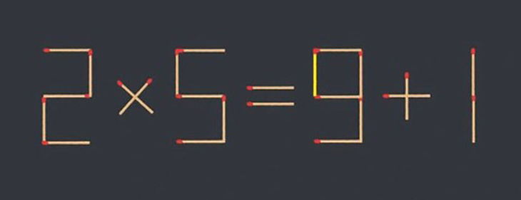 Thử tài IQ: Di chuyển một que diêm để 2x6=3+1 thành phép tính đúng- Ảnh 2.