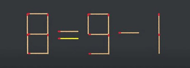Thử tài IQ: Di chuyển một que diêm để 8+9=1 thành phép tính đúng- Ảnh 4.