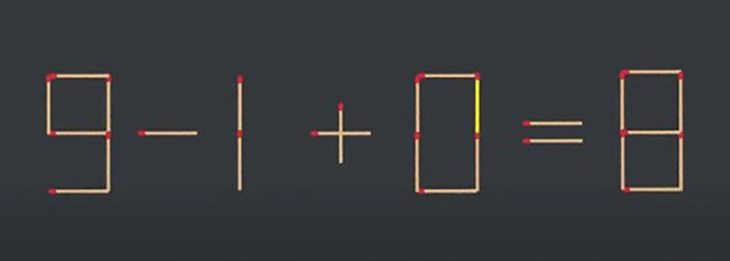 Thử tài IQ: Di chuyển một que diêm để 1-7=8 thành phép tính đúng- Ảnh 6.