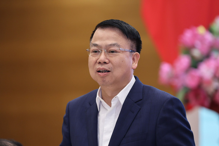 Thứ trưởng Bộ Tài chính Nguyễn Đức Chi nói về các biện pháp nâng hạng thị trường chứng khoán Việt Nam thời gian tới - Ảnh: N.K