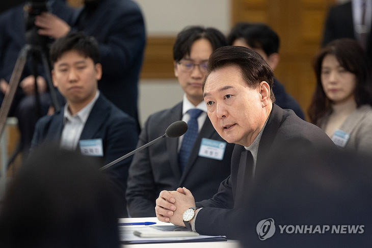 Tổng thống Hàn Quốc Yoon Suk Yeol - Ảnh: YONHAP