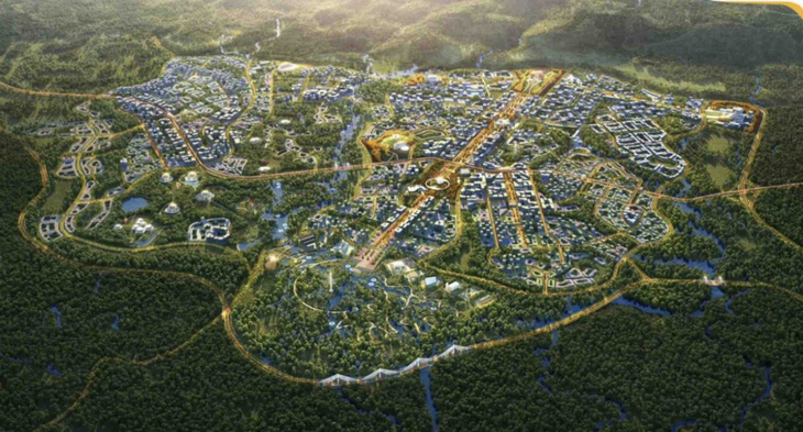 Thành phố Nusantara, dự kiến sẽ là thủ đô mới của Indonesia - Ảnh: traveltomorrow.com
