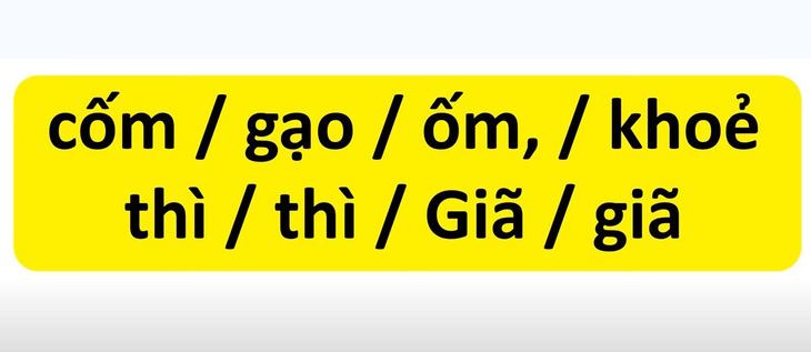 Thử tài tiếng Việt: Sắp xếp các từ sau thành câu có nghĩa- Ảnh 5.