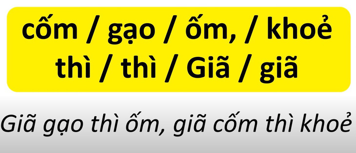 Thử tài tiếng Việt: Sắp xếp các từ sau thành câu có nghĩa- Ảnh 6.