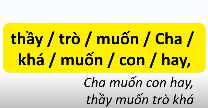 Thử tài tiếng Việt: Sắp xếp các từ sau thành câu có nghĩa (P2)- Ảnh 6.