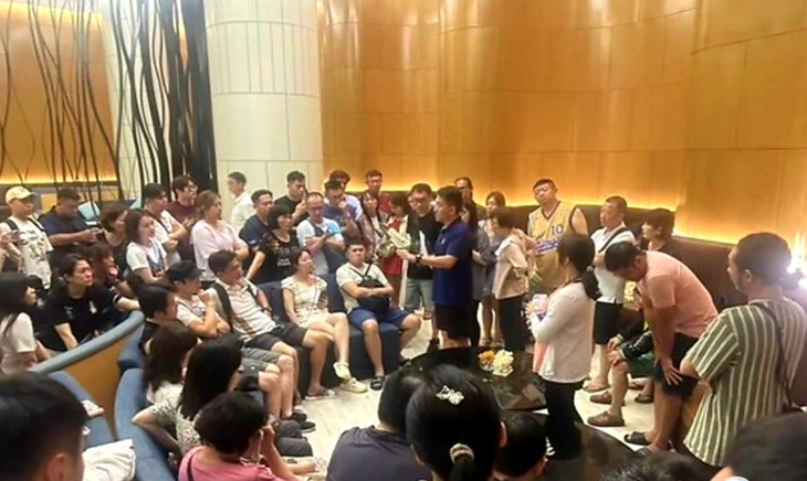 Đoàn khách gần 300 người Đài Loan đến Phú Quốc - Ảnh: Focus Taiwan