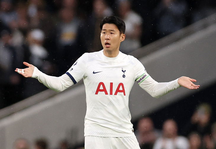 Son Heung Min trong màu áo Tottenham - Ảnh: REUTERS