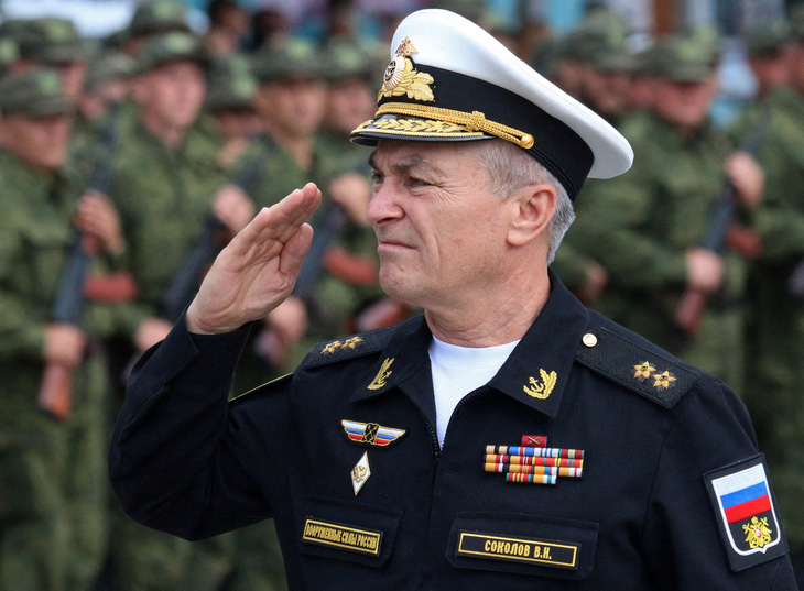 Ông Viktor Sokolov, chỉ huy Hạm đội Biển Đen của Nga - Ảnh: REUTERS