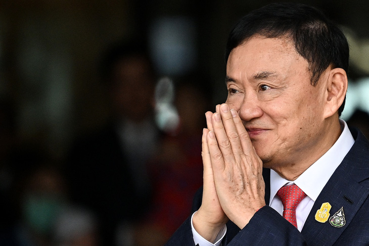 Cựu thủ tướng Thái Lan Thaksin Shinawatra - Ảnh: AFP