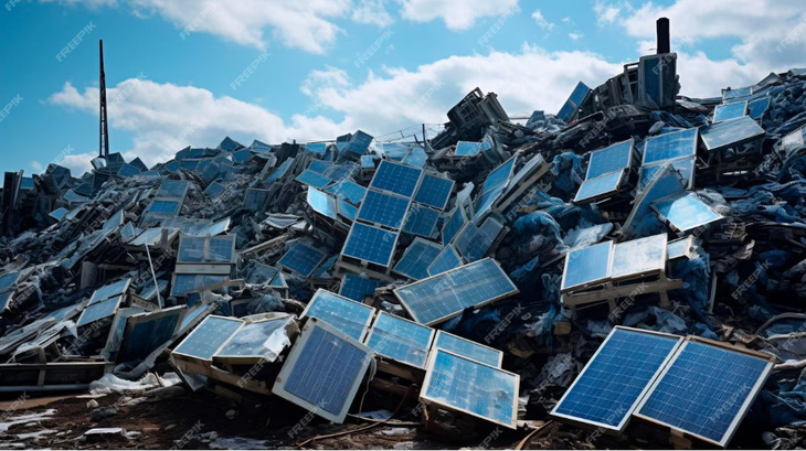 Rác pin mặt trời, nỗi lo không nhỏ của toàn cầu - Ảnh: ENERGY CENTRAL