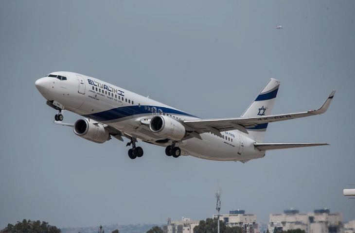 Một chiếc máy bay chở khách El Al cất cánh từ sân bay Ben Gurion - Ảnh tư liệu: Kobi Richter/TPS