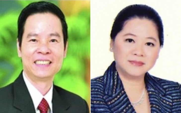 Đinh Văn Thành và Nguyễn Thị Thu Sương, hai cựu chủ tịch HĐQT Ngân hàng SCB đang bị truy nã