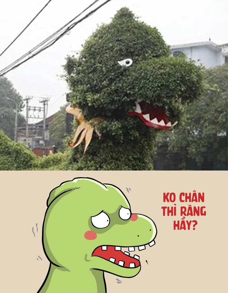 &quot;Chú rồng hình lươn&quot; Nghệ An cũng chẳng chịu thua: &quot;Không chân thì răng hầy?&quot; (có thể hiểu là &quot;Không chân thì sao?&quot;).