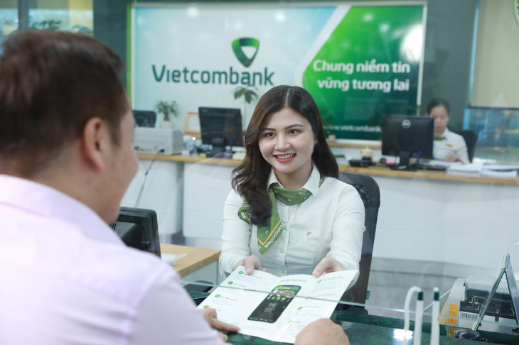 Tổng lợi nhuận trước thuế năm 2023 của Vietcombank 41.243 tỉ đồng - Ảnh: VCB