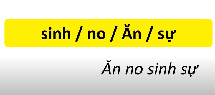 Thử tài tiếng Việt: Sắp xếp các từ sau thành câu có nghĩa (P9)- Ảnh 4.