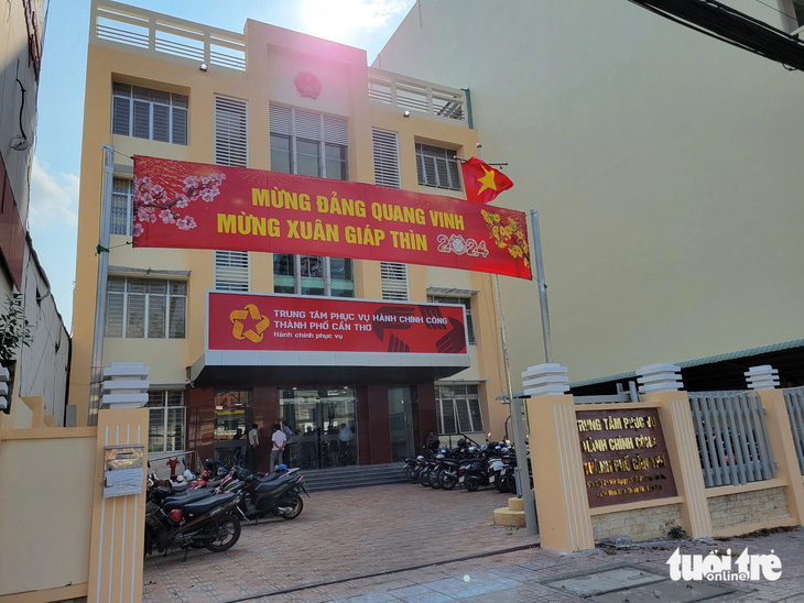 Trung tâm Phục vụ hành chính công thành phố Cần Thơ đặt tại địa chỉ 109 đường Nguyễn Trãi, quận Ninh Kiều - Ảnh: CHÍ QUỐC