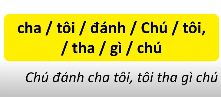 Thử tài tiếng Việt: Sắp xếp các từ sau thành câu có nghĩa (P10)- Ảnh 2.