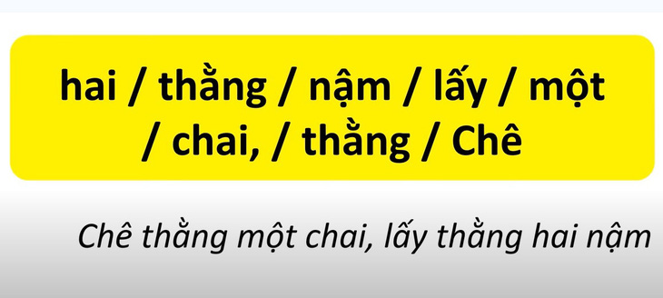 Thử tài tiếng Việt: Sắp xếp các từ sau thành câu có nghĩa (P10)- Ảnh 4.