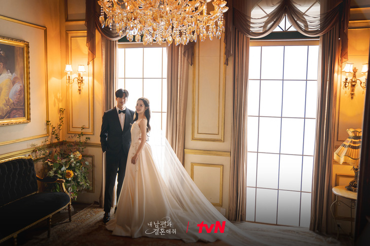 'Marry my husband' gây sốt khi tung bộ ảnh cưới đẹp xuất sắc của Park Min Young và Na In Woo- Ảnh 10.