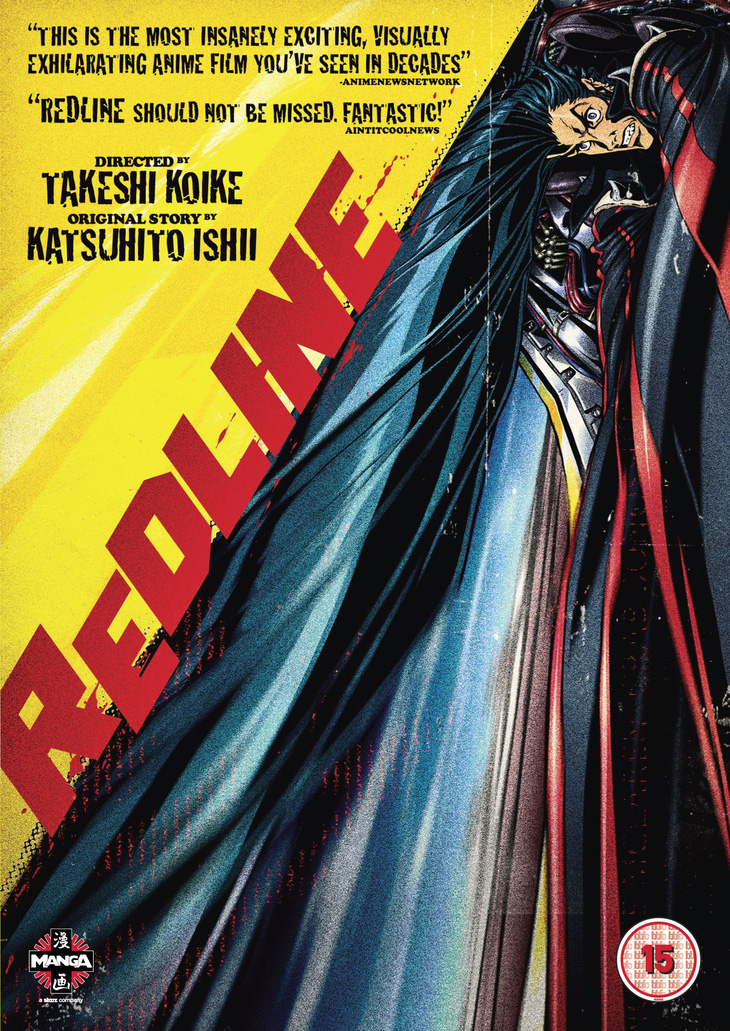Redline thu hút ở những cảnh hành động và hoàn toàn được vẽ tay.