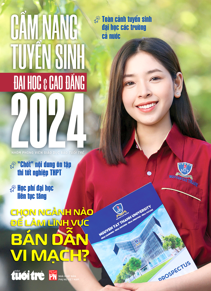 Ngày 3-3: Báo Tuổi Trẻ phát hành Cẩm nang tuyển sinh đại học và cao đẳng 2024- Ảnh 1.