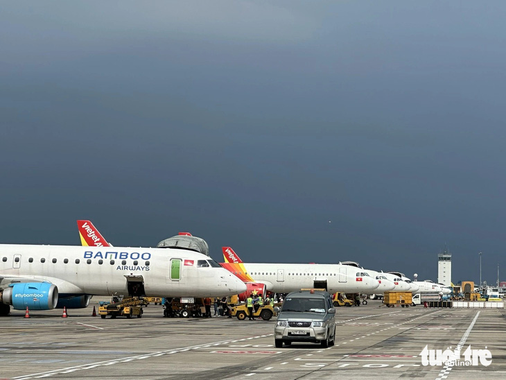 Bamboo Airways tiếp tục giảm số lượng máy bay, trong đó mới nhất sẽ dừng bay Côn Đảo - Ảnh: CÔNG TRUNG