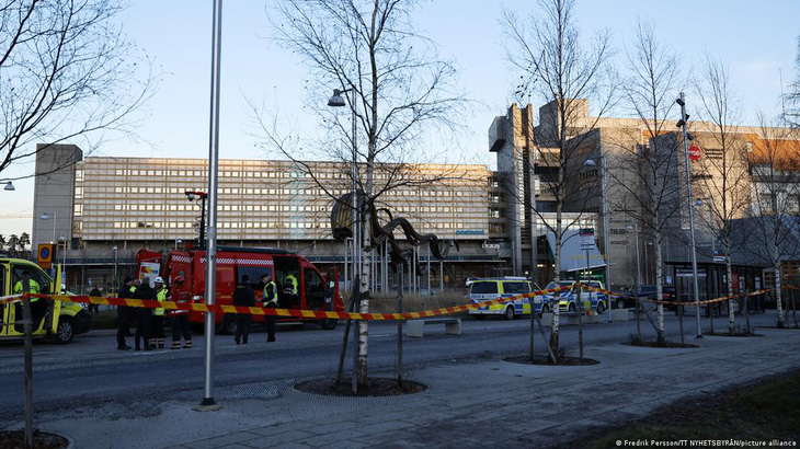 Trụ sở của Cục An ninh Thụy Điển đã được sơ tán sau khi phát hiện mùi nồng nặc bí ẩn - Ảnh: DW/