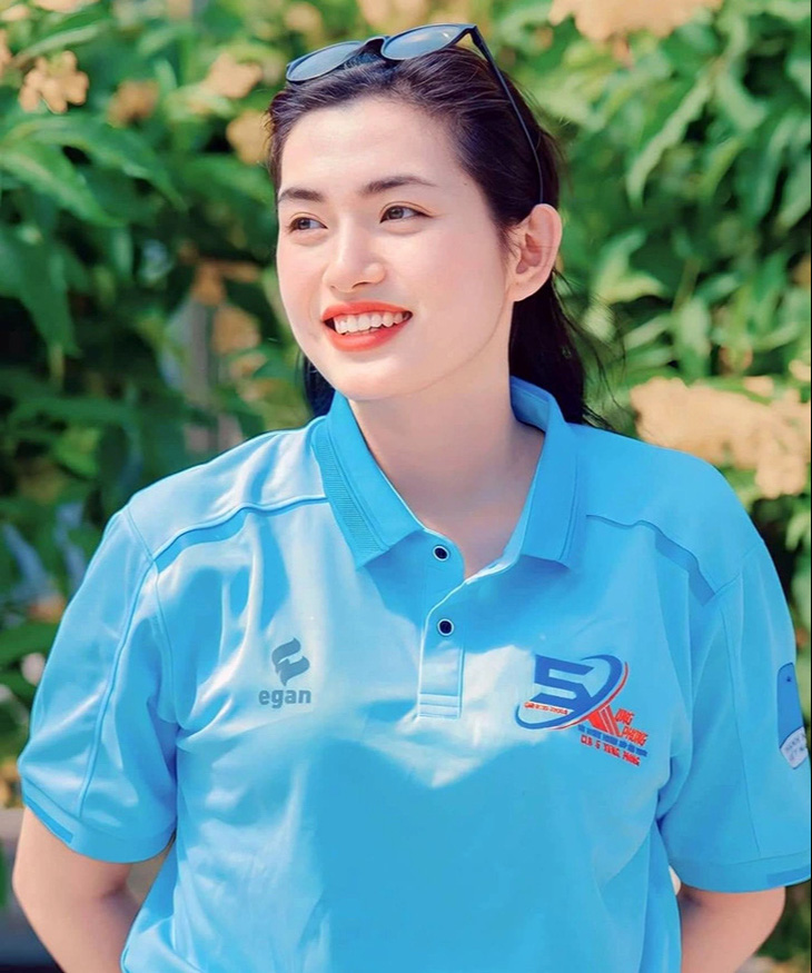 Bùi Thị Phương Ngọc - top 15 Hoa hậu Đại dương Việt Nam 2023 - tự nguyện đăng ký nhập ngũ sau khi có tấm bằng cử nhân luật - Ảnh: Nhân vật cung cấp