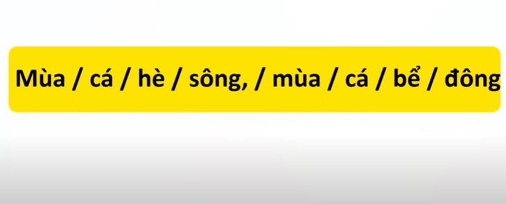 Thử tài tiếng Việt: Sắp xếp các từ sau thành câu có nghĩa (P15)- Ảnh 3.